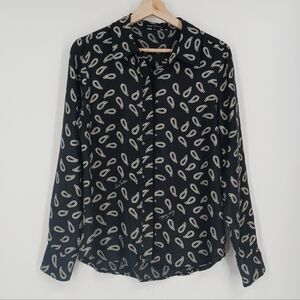 Pink Tartan Baby Paisley Silk Blouse